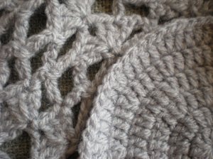 WonkyGiraffe crochet scarf closeup
